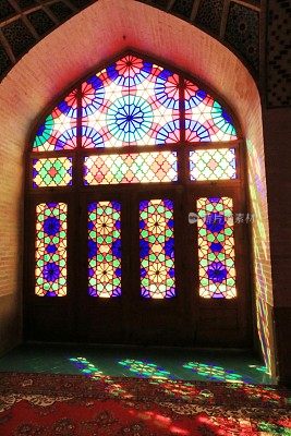 粉色清真寺，Nasir Al-Mulk清真寺，设拉子